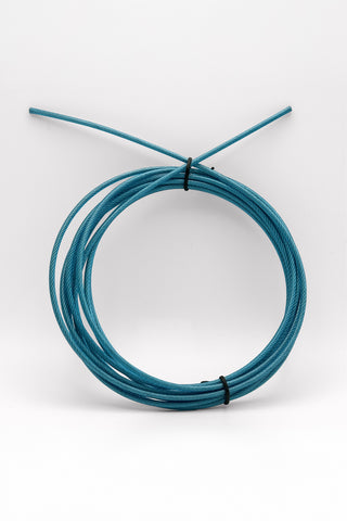 Buzz Rope -vaihtovaijeri, sininen – PVC-pinnoitettu teräsvaijeri hyppynaruun