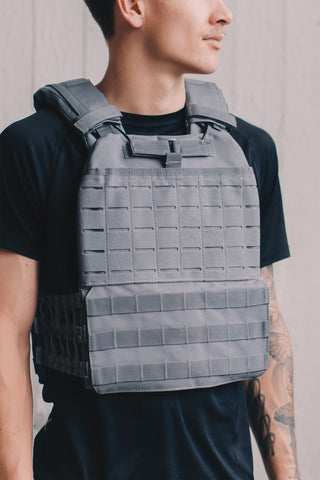 Burbees Bumble Vest painoliivi, harmaa – etukuva