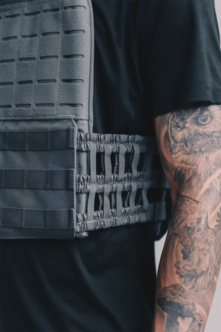 Bumble Vest – hihna ja tarrakiinnitys, harmaa