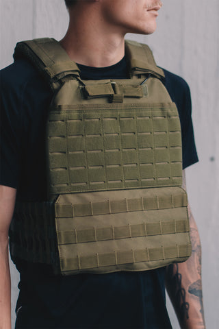 Burbees Bumble Vest painoliivi, vihreä – etukuva