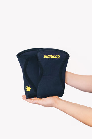 Frame Knee Pads – 5 mm neopreeninen polvituki, musta, etukuva