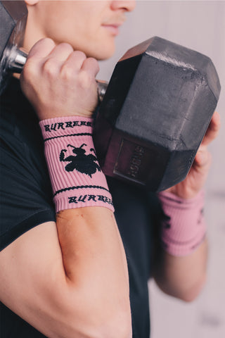 Burbees-logo – rannehikinauha pinkki