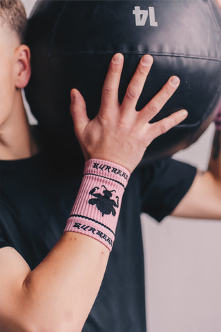 Rannehikinauha pinkki käytössä treenissä